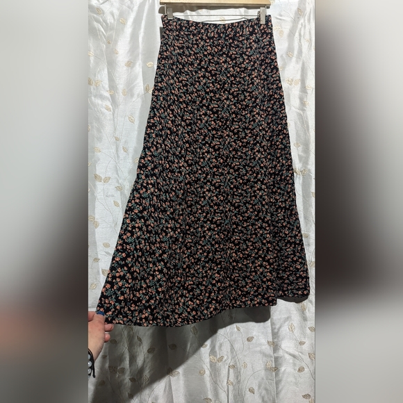 Vintage floral button down maxi dress SZ MED - Picture 7 of 8